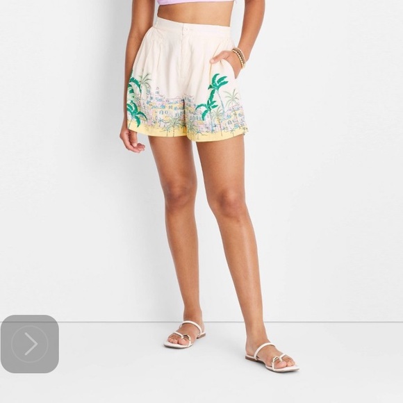 XXS 🔖 JENEE NAYLOR  x Target Future Collective RESORT Shorts - Picture 2 of 6